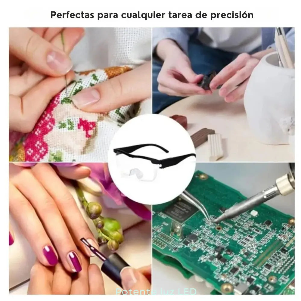 Gafas VisionPro LED - Ve hasta 160% más claro.